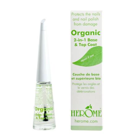 Herome Cosmetics Handverzorging Organic & Pure 2 in 1 Base & Top Coat