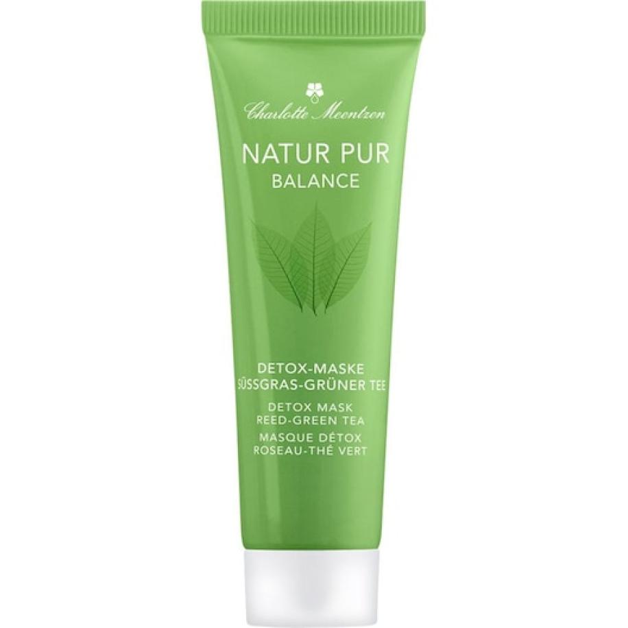 Charlotte Meentzen Natur Pur Balance Zoetgras-groene thee Hydraterende maskers Dames 30 ml