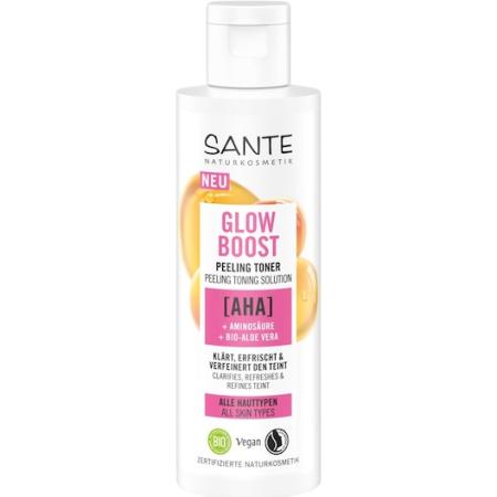 Sante Naturkosmetik Gezichtsverzorging Glow Boost Peeling Toner Gezichtstoners Dames 125 ml