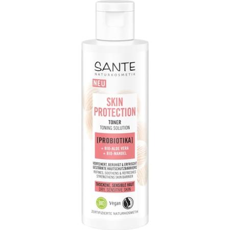 Sante Naturkosmetik Cleansing Huidbescherming Toner met probiotica, biologische aloë vera & amandel Gezichtsverzorging Dames 125 ml