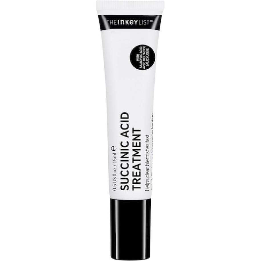 The INKEY List Poriënverzorging en -reiniging Succinic Acid Treatment Crème tegen puistjes Dames 15 ml