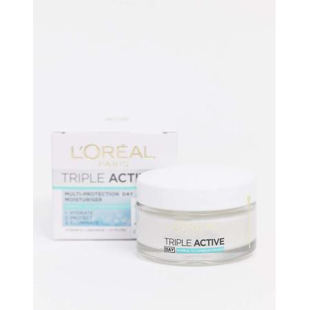 L'Oreal Paris Triple Active Day 24H Hydraterende moisturizer-Geen kleur