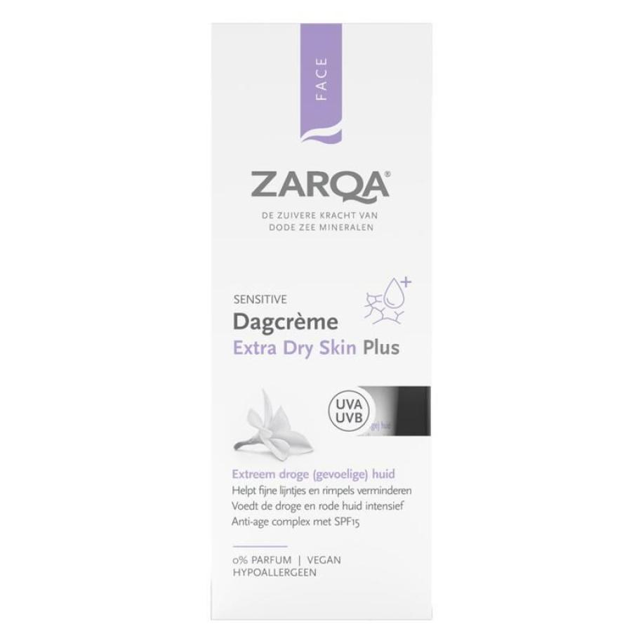 Zarqa Sensitive Dagcrème Extra-Dry Skin Plus 0% Parfum SPF15