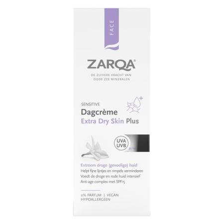 Zarqa Sensitive Dagcrème Extra-Dry Skin Plus 0% Parfum SPF15