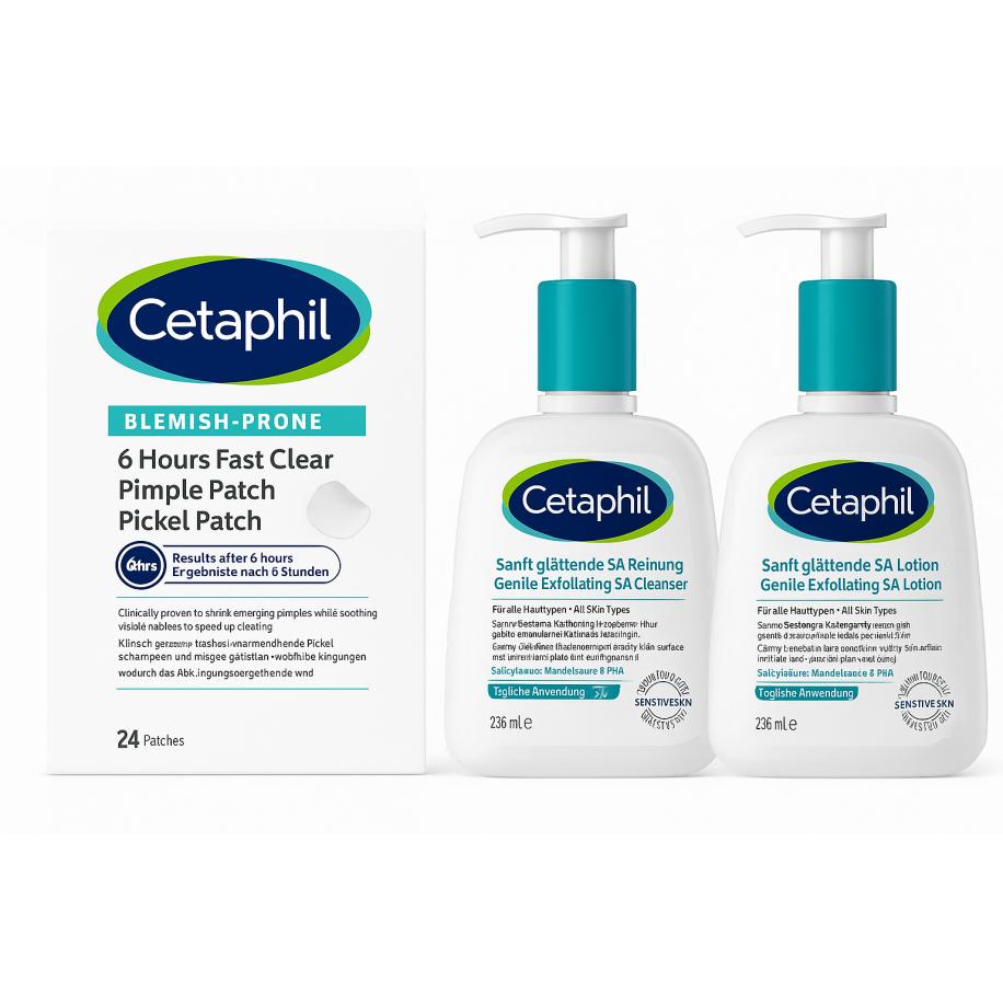Cetaphil Trio voor een egale & zachte huid