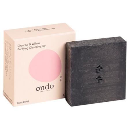 ONDO BEAUTY 36.5 Gezichtsverzorging Charcoal & Willow Purifying Cleansing Bar Gezichtszeep Dames 70 g