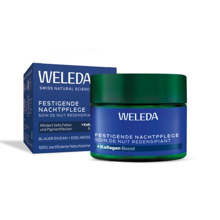 Weleda Night Care Verstevigende nachtverzorging Blauwe gentiaan & edelweiss Nachtcrème Dames 40 ml