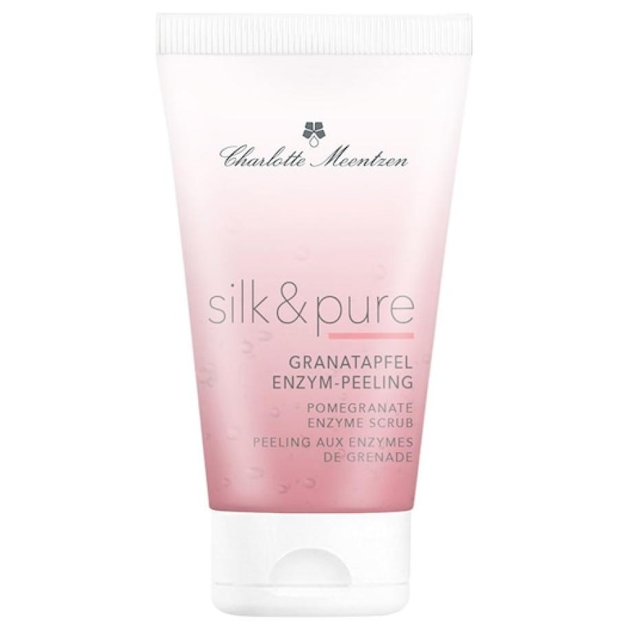 Charlotte Meentzen Silk & Pure Granaatappel enzymatische schil Gezichtsscrub en -peeling Unisex 50 ml