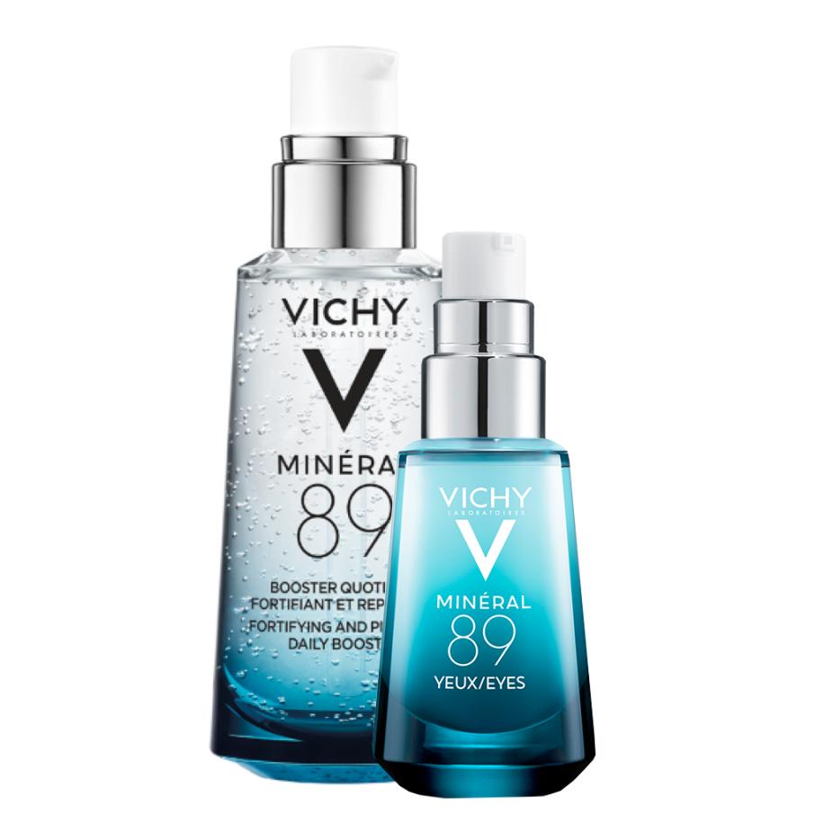 Vichy Minéral 89 ogen + Minéral 89 Serum Booster Combi Set