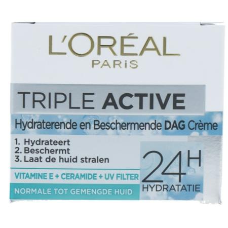 L'Oréal Paris Triple Active Hydraterende en Beschermende Dagcrème