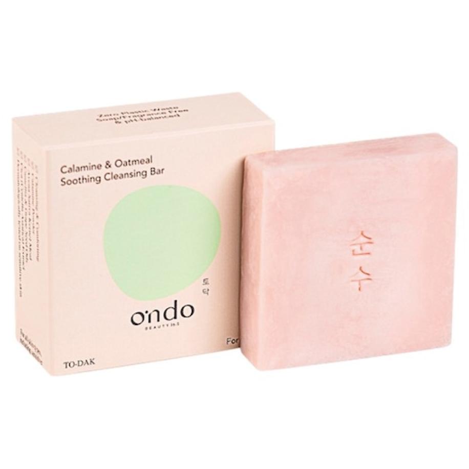 ONDO BEAUTY 36.5 Gezichtsverzorging Calamine & Oatmeal Soothing Cleansing Bar Gezichtszeep Dames 70 g