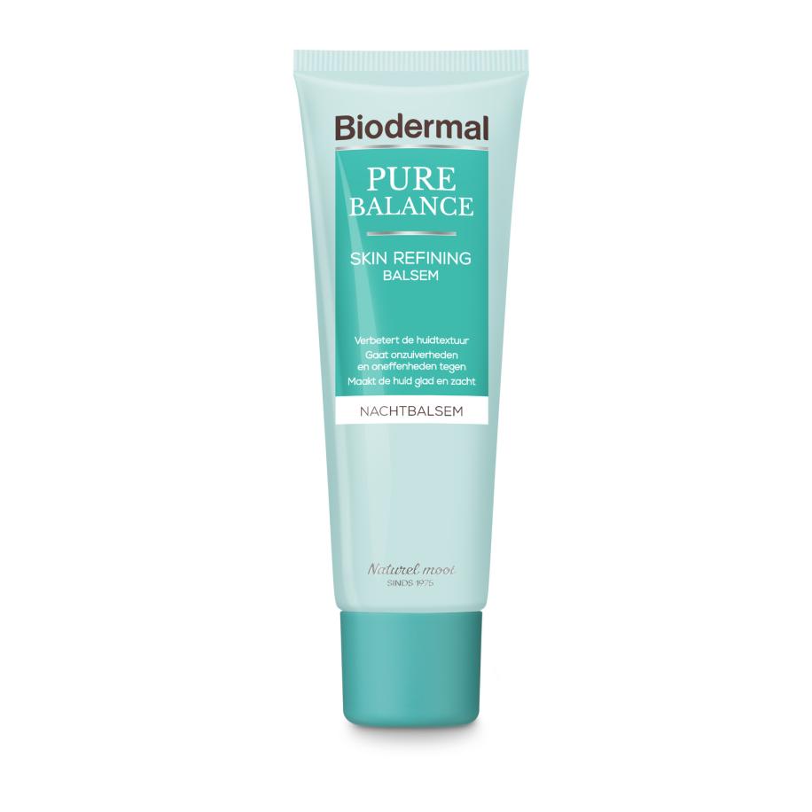 Biodermal Pure Balance Huidverfijnende Nacht Balsem - Skin Refining Nachtbalsem met Hyaluronzuur