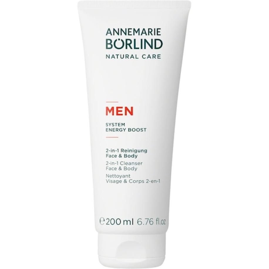 ANNEMARIE BÖRLIND MEN 2-in-1 reiniging voor gezicht & lichaam Gezichtscrème Heren 200 ml