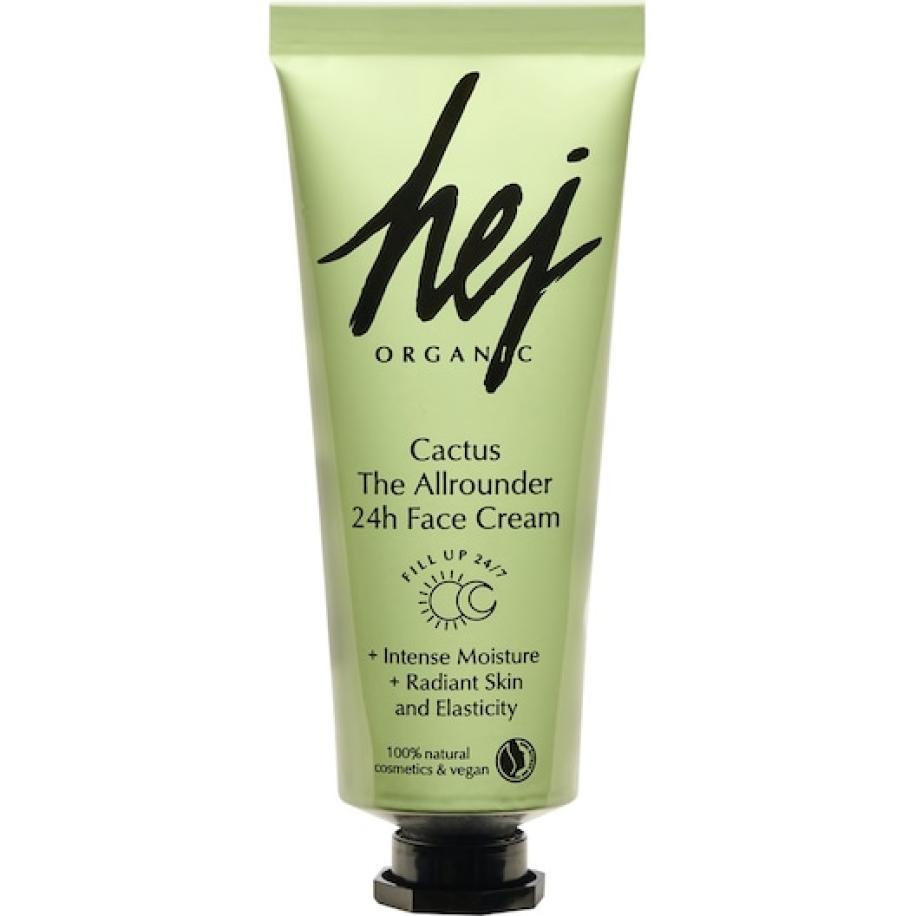 Hej Organic Vochtinbrenger De Allrounder 24H Gezichtscrème Cactus 24-uurs crème Dames 50 ml