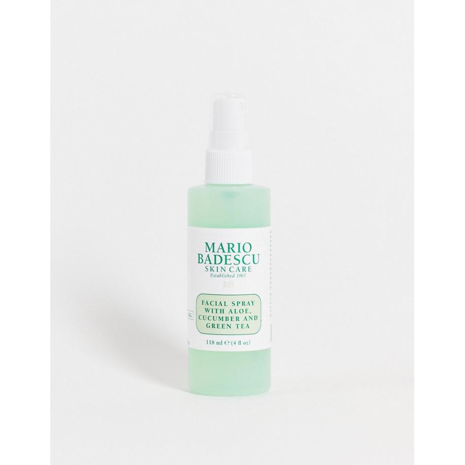Mario Badescu - Gezichtsspray met aloë, komkommer en groene thee - 118ml-Geen kleur