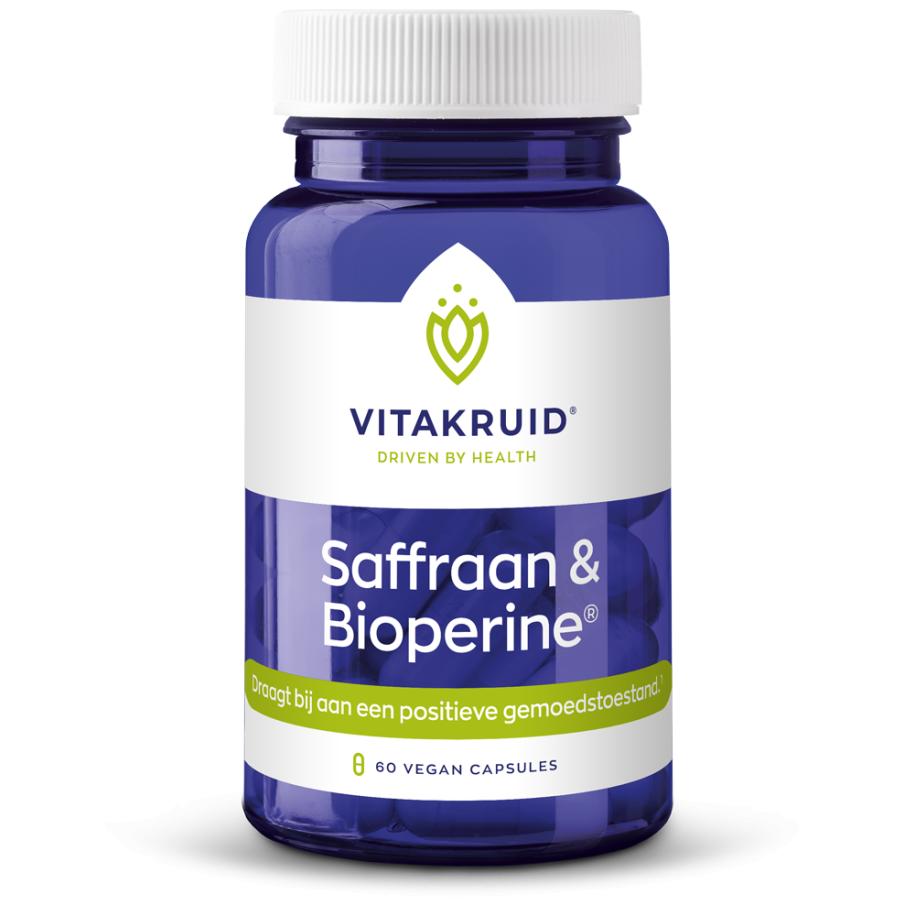 Vitakruid Saffraan 28 mg (Affron®) & Bioperine Capsules