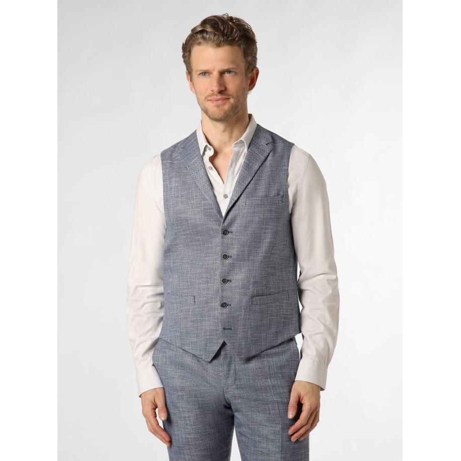 Finshley & Harding Finshley & Harding Gilet Dan-2 blauw -