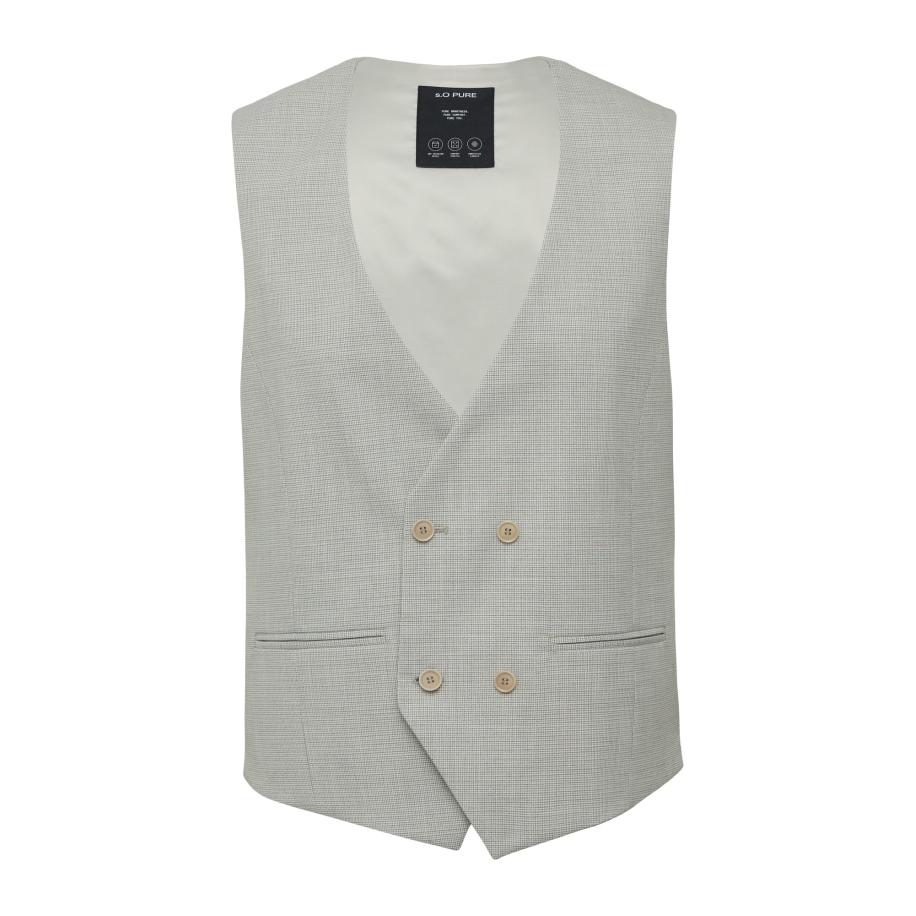 s.Oliver BLACK LABEL s.Oliver BLACK LABEL Gilet blauw / grijs / wit -
