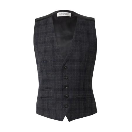 Guido Maria Kretschmer Guido Maria Kretschmer Men Gilet Sean donkerblauw / grijs / donkergrijs