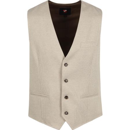 Suitable Gilet Gris Beige