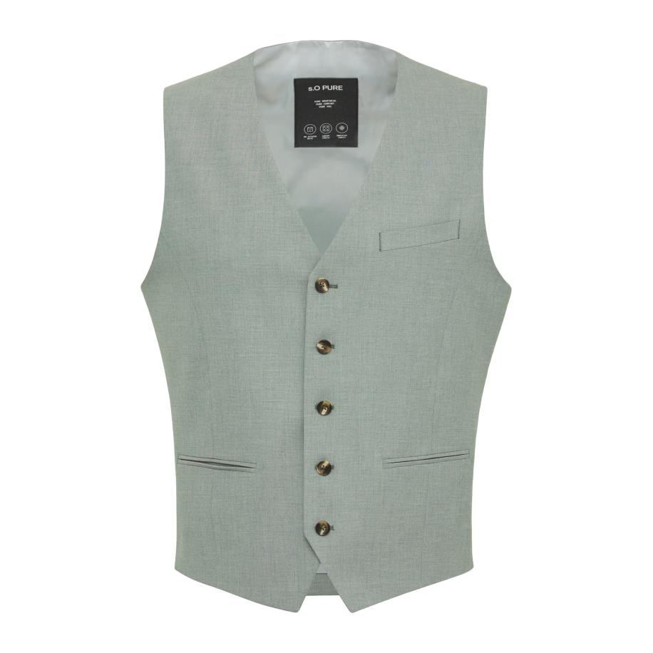 s.Oliver BLACK LABEL Gilet lichtgroen Groen