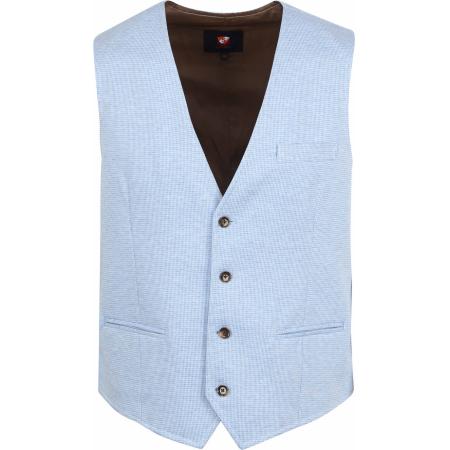 Suitable Gilet Gris Blauw