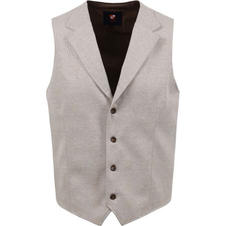 Suitable Gilet Ruiten Zand