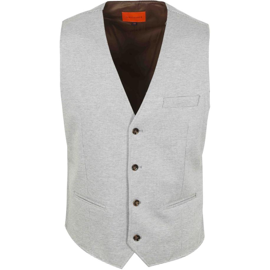 Suitable Gilet Kris Mist Grijs Grijs