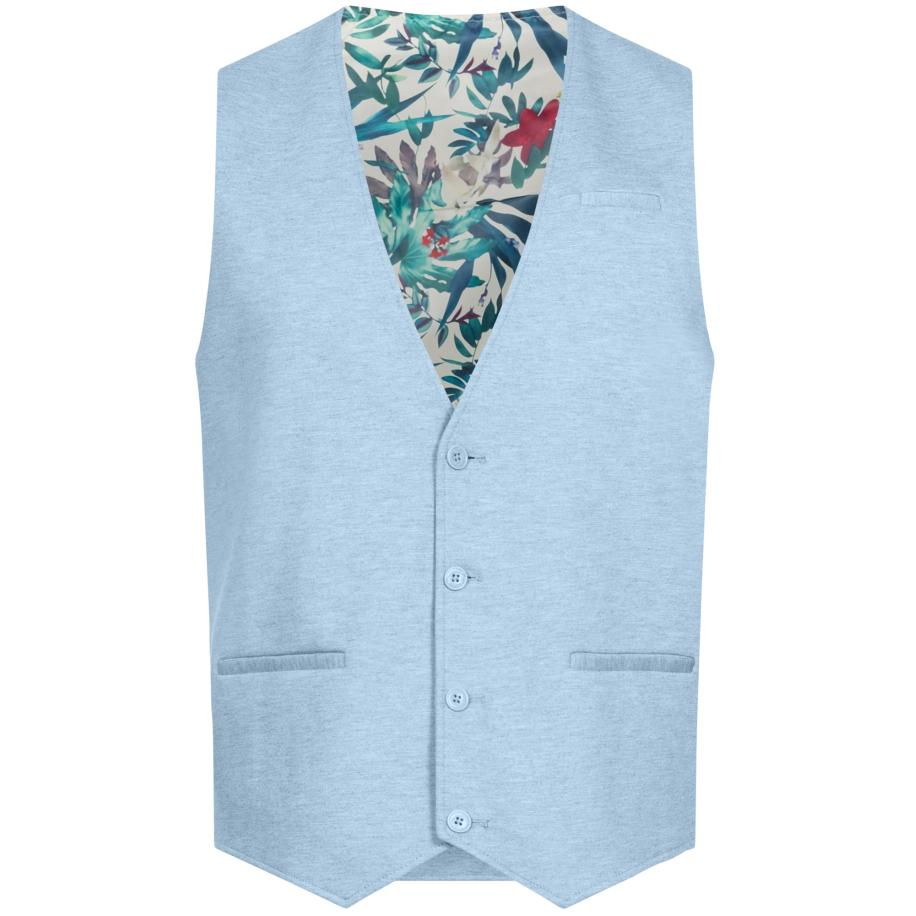 JEFF JEFF Gilet Ezra hemelsblauw -