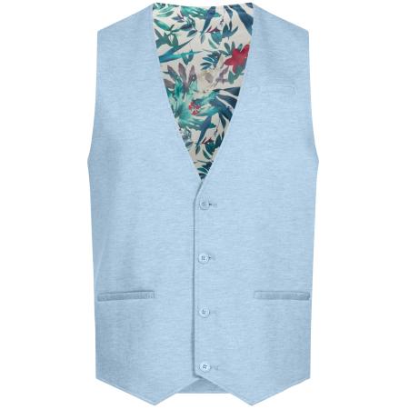 JEFF JEFF Gilet Ezra hemelsblauw