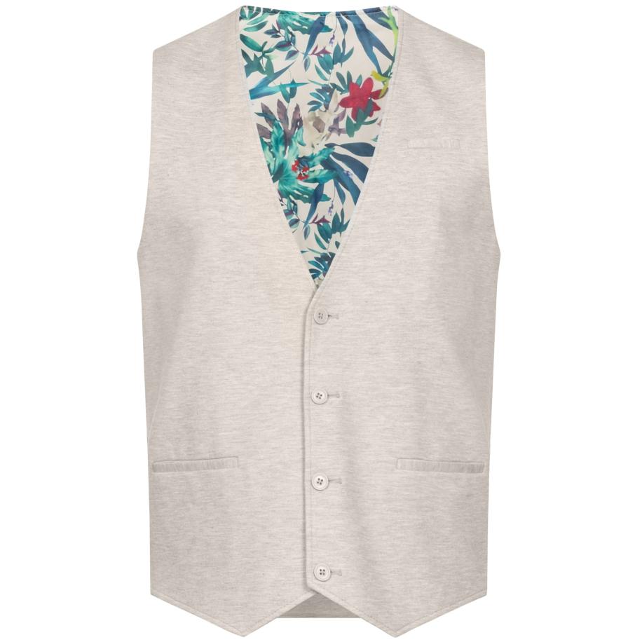 JEFF JEFF Gilet Ezra ecru -