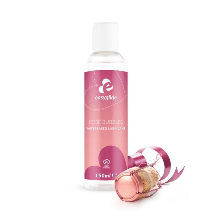 EasyGlide Rosé Champagne Glijmiddel op Waterbasis - 150 ml Transparant