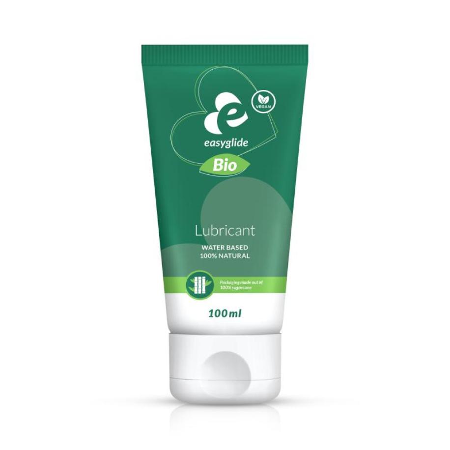 EasyGlide - Bio & Natural Glijmiddel op Waterbasis Geurvrij - 100 ml Transparant