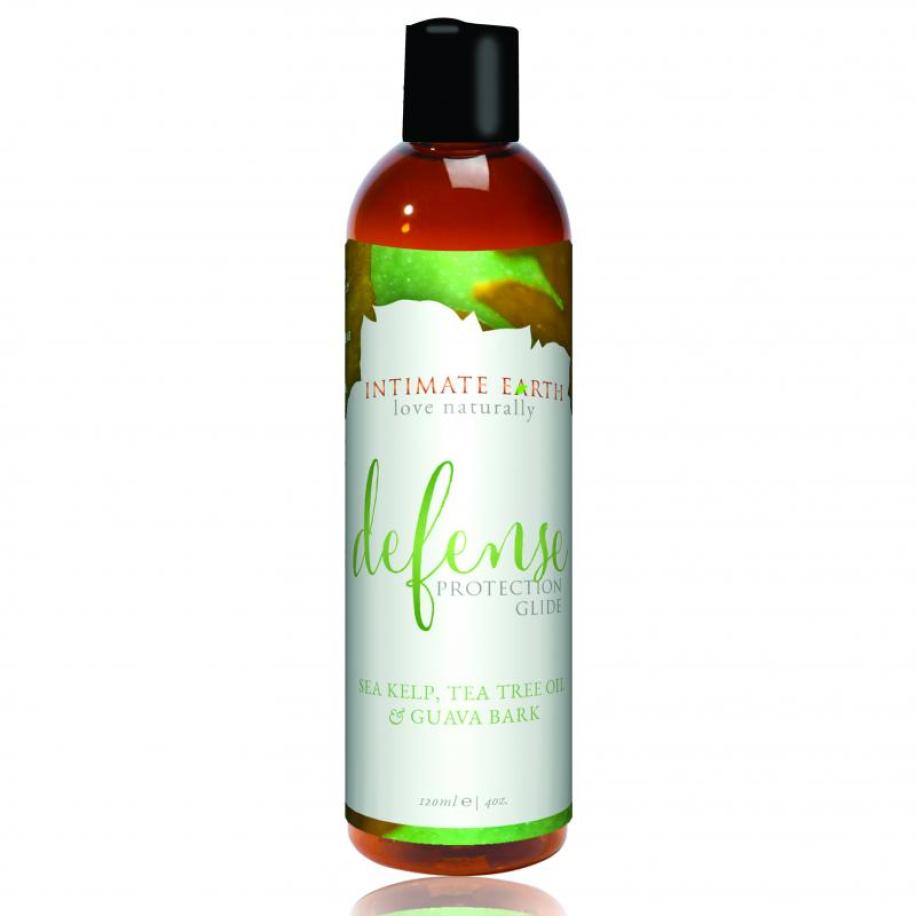 Intimate Earth - Defense Protection Glijmiddel Op Waterbasis - 120 ml Transparant