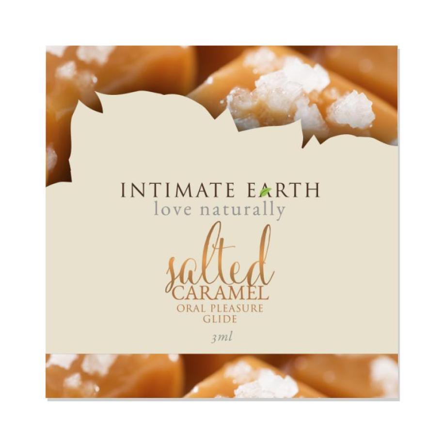 Intimate Earth - Natural Flavors Glide Salted Caramel Foil 3 Multicolor