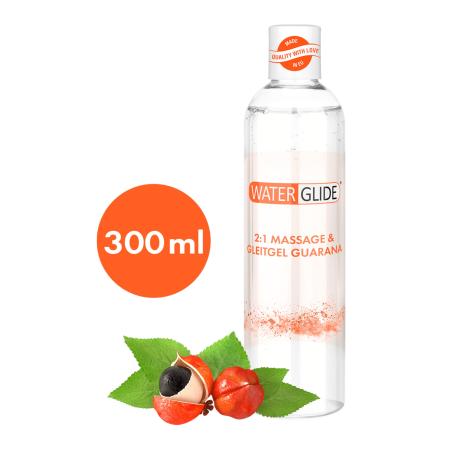 Waterglide 300 ml glijmiddel Guarana stimulerend