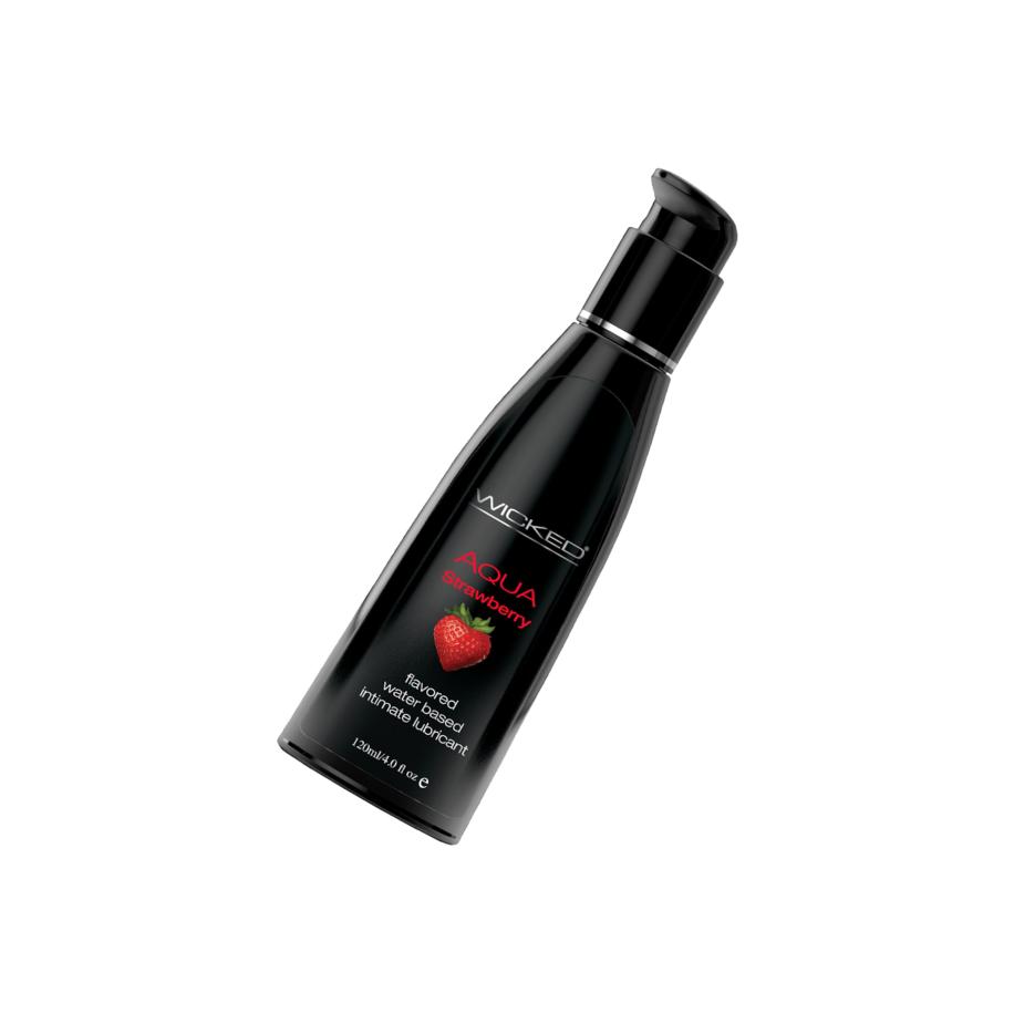 Wicked Aqua Strawberry Flavoured op waterbasis 120 ml -