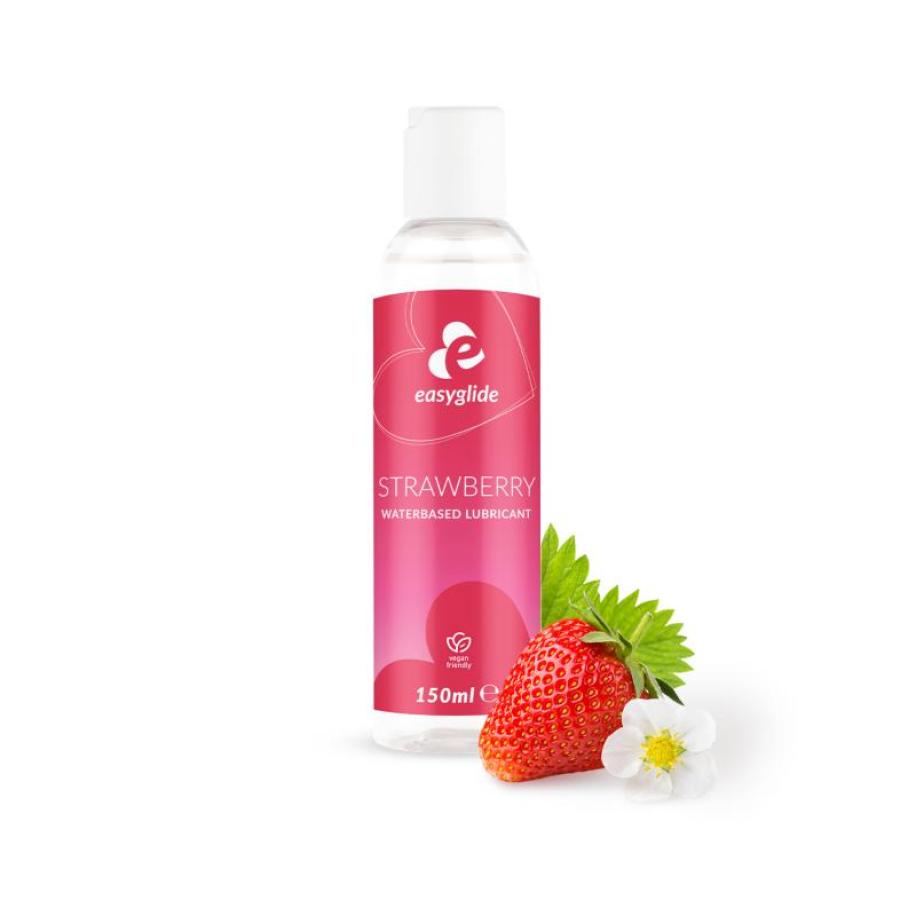 EasyGlide Aardbeien Glijmiddel op Waterbasis - 150 ml Transparant