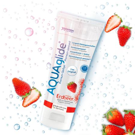 Joydivision AQUAglide Aardbei op waterbasis 100 ml