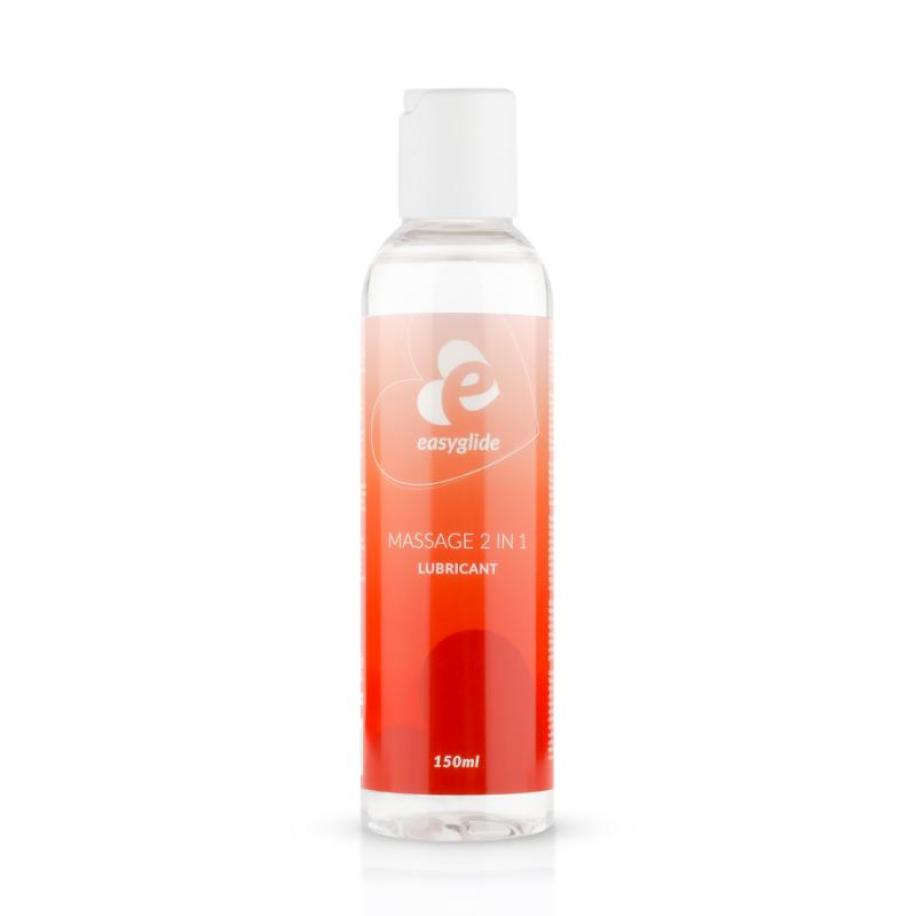 EasyGlide - 2 in 1 Massage Glijmiddel Op Waterbasis - 150 ml Transparant