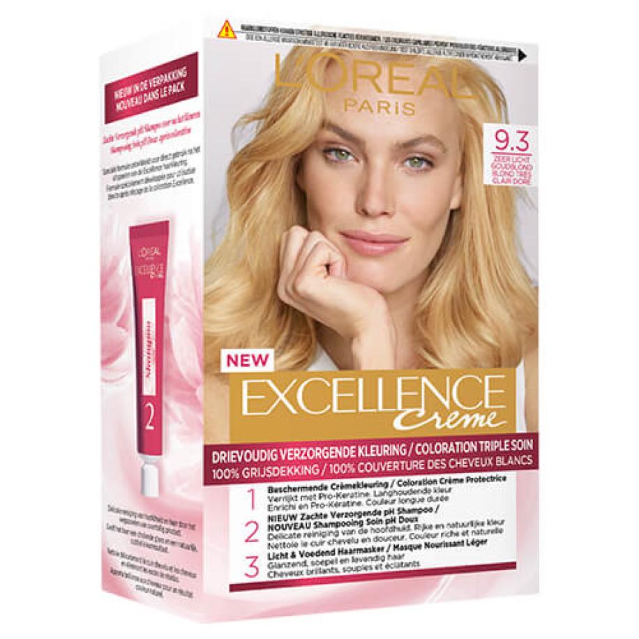 L&apos;Oréal Paris Excellence 9.3 Zeer Licht Goudblond