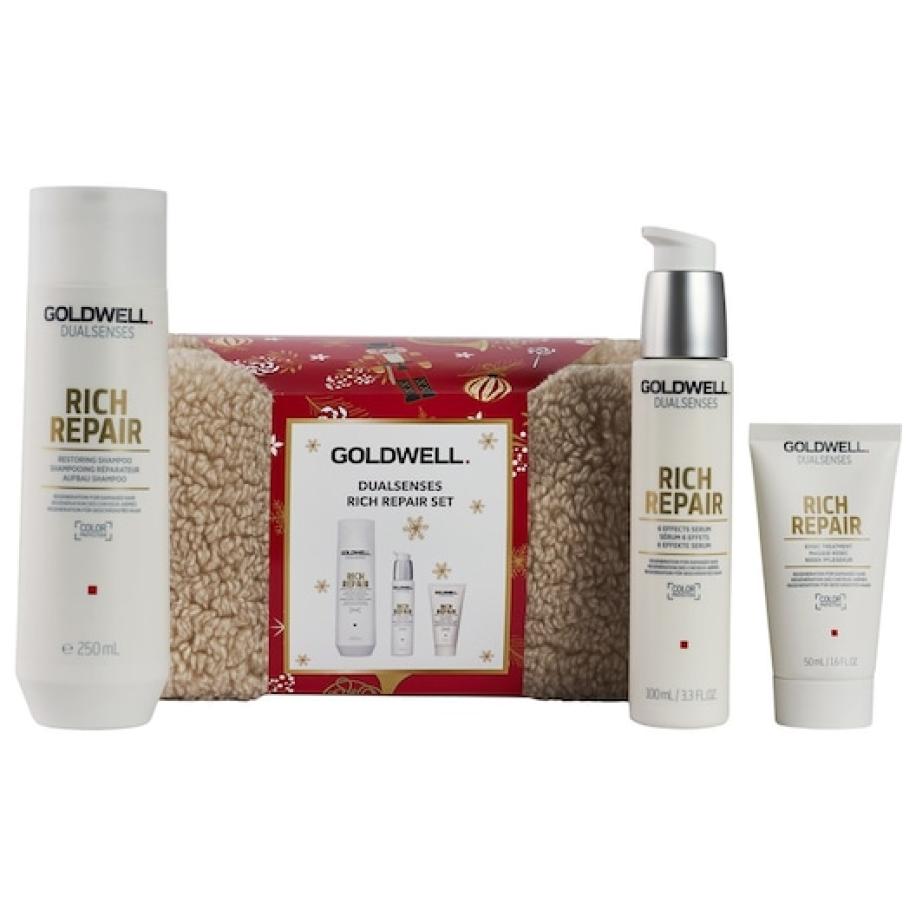 Goldwell Rich Repair Rijke reparatie X-Mas Set 2025 Shampoo voor beschadigd haar Dames