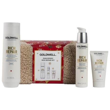 Goldwell Rich Repair Rijke reparatie X-Mas Set 2025 Shampoo voor beschadigd haar Dames