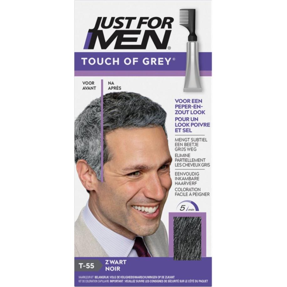 Just For Men Touch of Grey T-55 Zwart