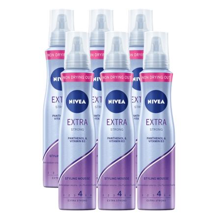 Nivea Extra Strong Styling Mousse Voordeelverpakking