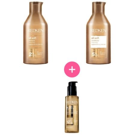 Redken All Soft Bundle Hydraterende shampoo Dames