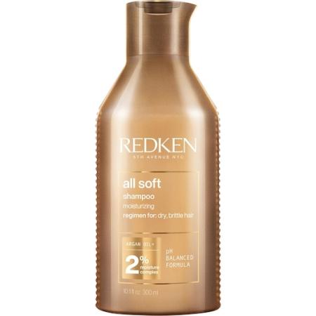 Redken All Soft Shampoo Hydraterende shampoo Dames 300 ml