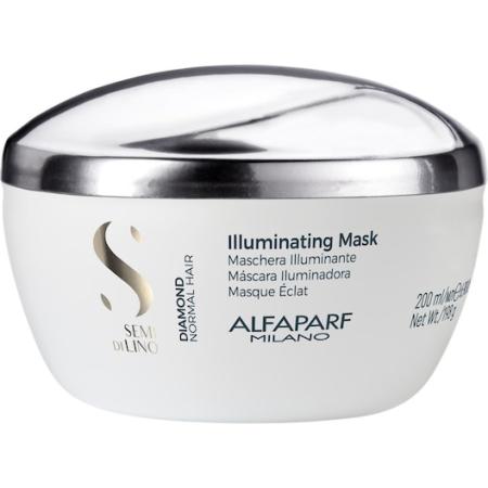 Alfaparf Milano Semi di Lino Diamond Illuminating Mask Haarmaskers Dames 200 ml