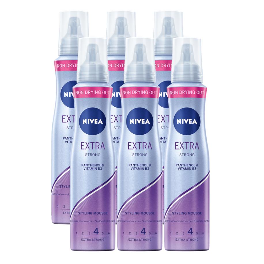 Nivea Extra Strong Styling Mousse Voordeelverpakking