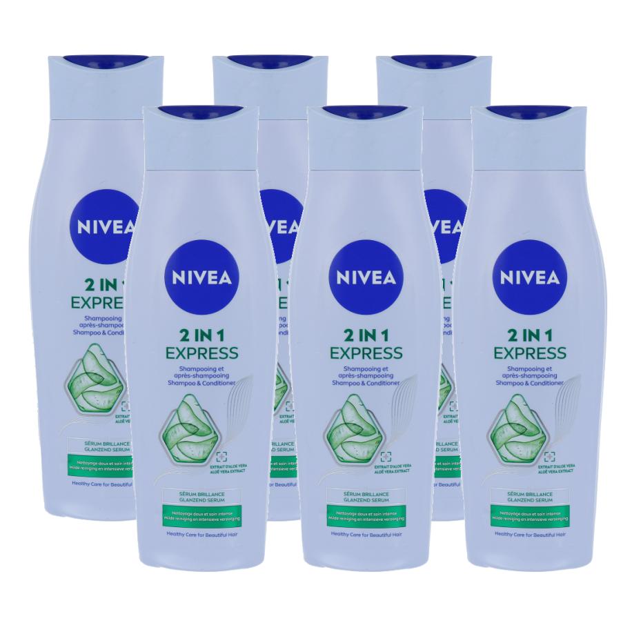 Nivea 2in1 Care Express Voordeelverpakking 6x250ml